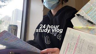 studying 24 hours before my exam  | finals week, productive study vlog, uni in canada