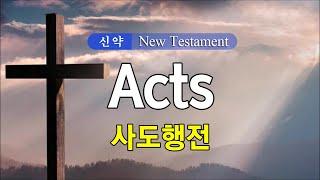 05 Acts (사도행전) 영어성경 NIV 통독 낭송 / 영어 자막 / 전문 성우가 읽어주는 오디오 성경