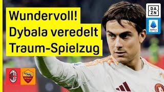 Traumhafter Dybala-Volley reicht nicht für Sieg: Milan - AS Rom | Serie A | DAZN Highlights