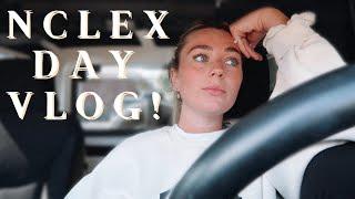 NCLEX-RN exam day vlog!! taking the NCLEX + sharing my results