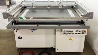 Thieme 530 Flatbed Screen Printing Press Large Format Silkscreen Printer