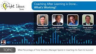 The Bright Ideas Series - What Percentage of Time Should a Manager Spend in Coaching Their Team?