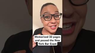 How I Passed the NY Bar Exam by Memorizing Just 33 Pages (Yes, You Can Too!)