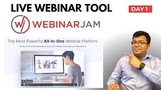 Day 1 - Live Webinar Tool | WebinarJam Tutorial