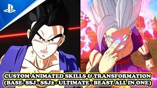 DLC Gohan Beast w/ Custom Animated Skills & Transformation + New Aura | Dragon Ball Sparking! Zero