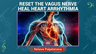 Reset The Vagus Nerve - Heal Heart Arrhythmia - Relieve Palpitations - Soothe Your Heartbeats