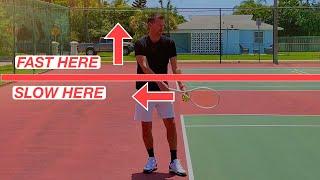 Slow on Bottom - Fast on Top | Tennis Serve Technique