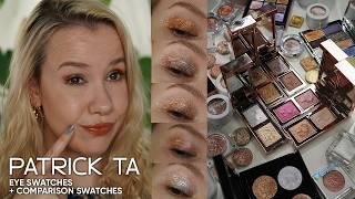 Patrick Ta Eyeshadow Duos Eye Swatches and detailed comparisons