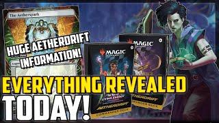 EVERYTHING Revealed Today For Aetherdrift! Precons, Planes, and Cameos! - Magic: The Gathering