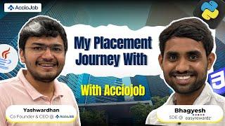 My Placement Journey with Acciojob | AccioJob Student Review