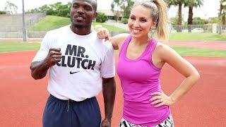 Timothy Bradley Jr. Track Workout with Crystina Poncher