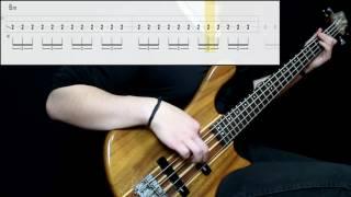 Muse - Knights Of Cydonia (Bass Cover) (Play Along Tabs In Video)