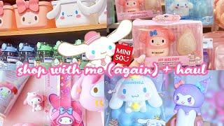  shopping at MINISO  unboxing the cutest $100 Sanrio haul!