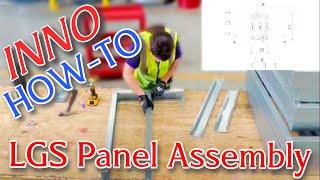  INNO How-To  : Building Small Light Gauge Steel Panel for Commercial Structure Frame