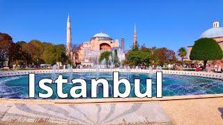 Istanbul, Turkey Walking Tour  - 4K HD (60fps)