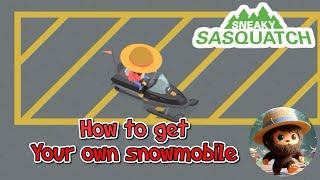 Sneaky Sasquatch - How to get your own Snowmobile