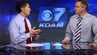 Doug Heady explains tornado warnings - May 22, 2011 live KOAM coverage of Joplin tornado