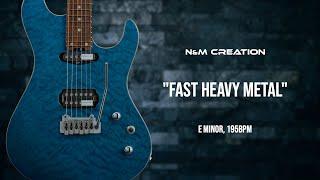 Fast Heavy Metal Backing Track in Em | BT-302