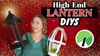 GORGEOUS High-End DIY CHRISTMAS LANTERNS on a Budget - DOLLAR TREE Decor