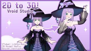 Lili Morgaine  | VTuber 3D Model〚 VRoid Timelapse 〛36