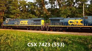 CSX Fresh rebuilds test into the sunset!  and whats with the trucks? #csxt #csx #trending #modern