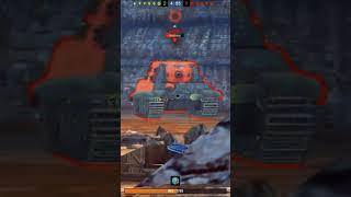 T110E4 Destroyer on World Of Tanks Blitz - 4 shots 2,8 k damage |DominusBurnU| #shorts #wotblitz
