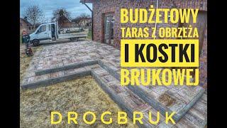 Jak zrobić taras z kostki? - Budżetowe obrzeża zamiast drogich palisad #Brukarz #Paving #Drogbruk