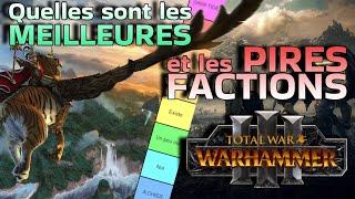 Quelles sont les meilleures & pires factions de Total War Warhammer 3 ! Tierlist sur Twitch