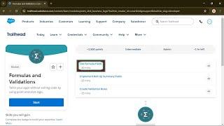 Use Formula Fields || Formulas and Validations || Salesforce Virtual Internship Program 2024