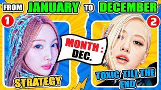 SAVE ONE DROP ONE FROM JANUARY TO DECEMBER [2024 EDITION]  | KPOP QUIZ 2024 