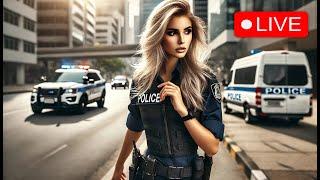  Monica v Akciji: Policijska Patrulja v Mestu! ‍️ | Monica Escobar |SloLineRP S2