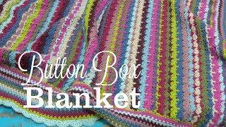 Button Box Crochet Blanket