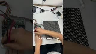 How to program LED display module #led #diy #technology #artist #design