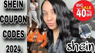 SHEIN COUPON CODES 2024| $40 OFF $199 | 20 % OFF $49 | FREE SHIPPING CODE| SHEIN DISCOUNT CODES