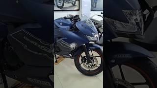 Suzuki Gixxer SF 155 Fi ABS Matte Blue Colour #shorts #shortfeed #suzukigixxersf #subscribers