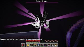 Minecraft | Killing the Ender Dragon for the first time