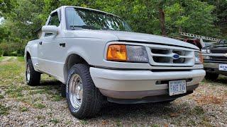 1996 Ford Ranger XLT Walk-around.  2.3L 5 speed 1 owner Minitruck Matt. Pappa don't preach.