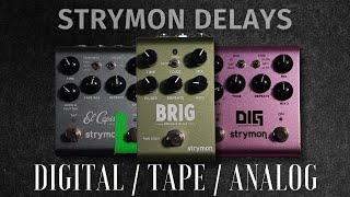 Which do you need? Hear the differences between Digital, Tape, & Analog delays