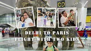 We had a comfortable Delhi to Paris flight journey with two kids | May 2024 |