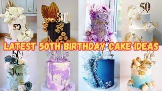 50th Birthday Cake Design | 50th Birthday Cake Ideas | 50th Birthday Cake | Birthday Cake Photo