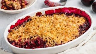 Fresh Plum Crumble Recipe