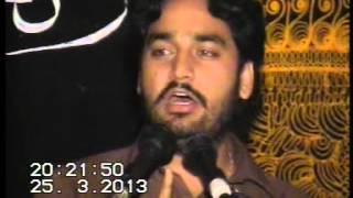 zakir waseem baloch shahadt imam hussain a.s rasool nagar