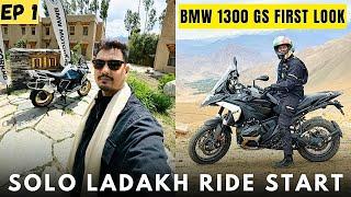 Leh Ladakh adventure Ride Start  Episode 1 | Solo Ride 3.0 | BMW GS R 1300