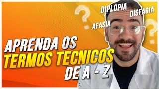 TERMOS TÉCNICOS - VOCÊ CONHECE OS TERMOS TÉCNICOS NA ENFERMAGEM?