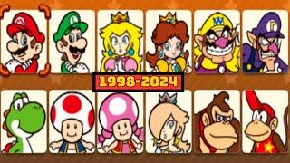 All Playable Mario Party Characters (1998-2024) - From Mario Party to Super Mario Party Jamboree!