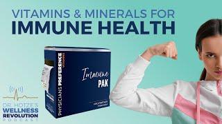 Vitamins & Minerals for Immune Health