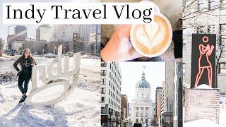 INDIANAPOLIS TRAVEL GUIDE| Downtown Indy travel vlog, coffee shops, shopping