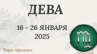 ДЕВА ️ 16-26 ЯНВАРЯ 2025 ТАРО ПРОГНОЗ . Настроение Финансы Личная жизнь Работа