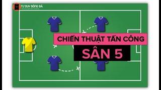 CHIẾN THUẬT TẤN CÔNG SÂN 5/FUTSAL | TƯ DUY BÓNG ĐÁ