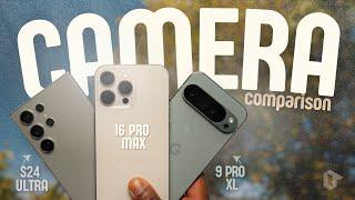 iPhone 16 Pro Max vs S24 Ultra vs Pixel 9 Pro XL DEFINITIVE Camera Test